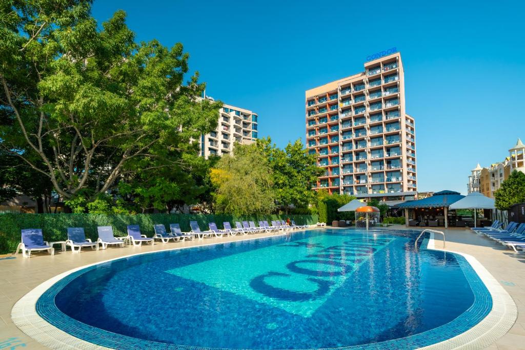 BULGARİSTAN SUNNY BEACH`DE DENİZ TATİLİ 4 * MPM HOTEL CONDOR (HERŞEY DAHİL) 4 GECE 5 GÜN  (ÜCRETSİZ ULAŞIM)