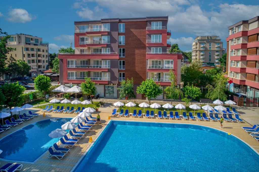 BULGARİSTAN SUNNY BEACH`DE DENİZ TATİLİ 4 * MPM HOTEL ASTERİA FAMİLY (ULTRA HERŞEY DAHİL) 4 GECE 5 GÜN  (ÜCRETSİZ ULAŞIM)