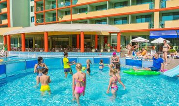 BULGARİSTAN SUNNY BEACH`DE DENİZ TATİLİ 4 * MPM HOTEL KALINA GARDEN (HERŞEY DAHİL) 4 GECE 5 GÜN  (ÜCRETSİZ ULAŞIM)