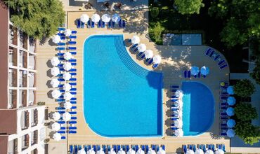 BULGARİSTAN SUNNY BEACH`DE DENİZ TATİLİ 4 * MPM HOTEL ASTERİA FAMİLY (ULTRA HERŞEY DAHİL) 4 GECE 5 GÜN  (ÜCRETSİZ ULAŞIM)