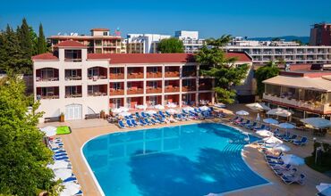 BULGARİSTAN SUNNY BEACH`DE DENİZ TATİLİ 4 * MPM HOTEL ASTERİA FAMİLY (ULTRA HERŞEY DAHİL) 4 GECE 5 GÜN  (ÜCRETSİZ ULAŞIM)